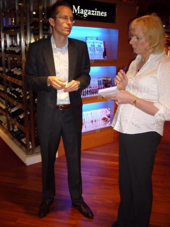 James Hepple & wine educator Dr. Helen Savage