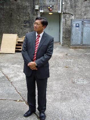 Raymond Yip outside the Crown Cellars