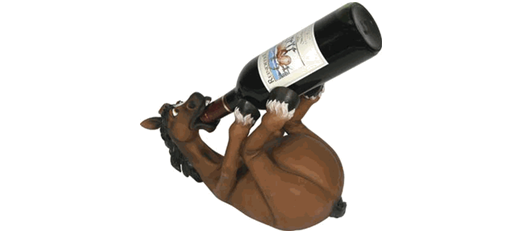 Drunken Horse Wine Holder photo