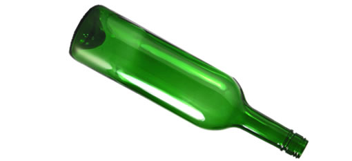 Who invented the dark green wine bottle? photo