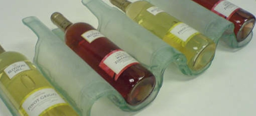 Old Bottles Wine Rack photo