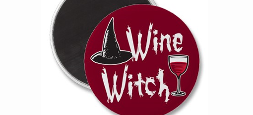 Wine Witch Magnet photo