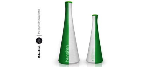 Cool beer bottle concept photo
