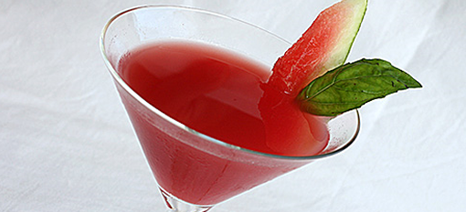 Watermelon and Red Wine Cocktail photo