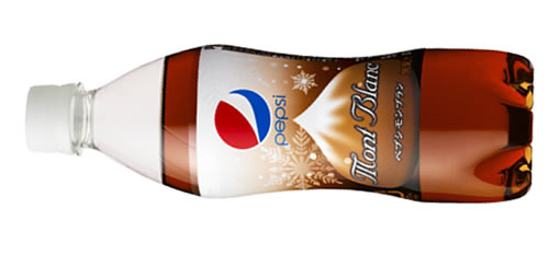 Pepsi Mont Blanc Bottles The Flavors Of Chestnuts And Snow photo