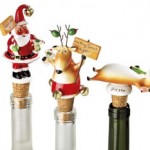 Christmas wine stoppers photo