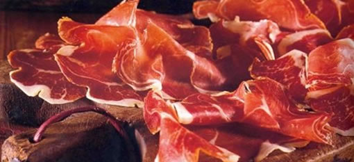 Home cured Parma-style ham photo