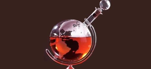 Etched Globe Spirits Decanter photo