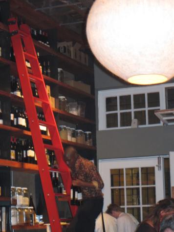 A vertical cellar at the Test Kitchen