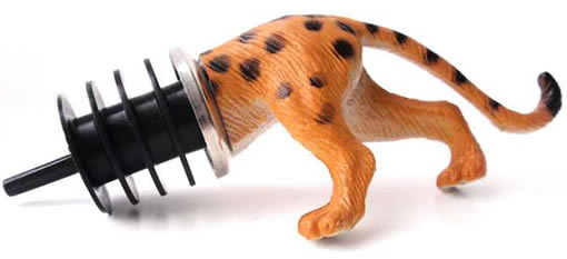 Leopard wine stopper photo