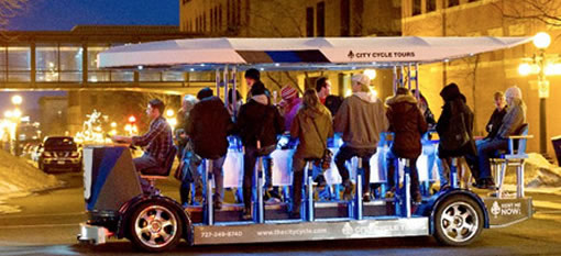 The Human Powered Bar on Wheels photo