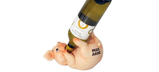 Pig Wine Bottle Holder photo