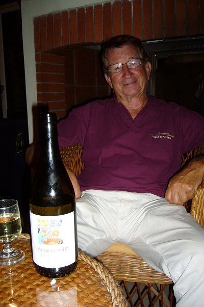 Freddie Grimbeek and a bottle of Howard's Folly