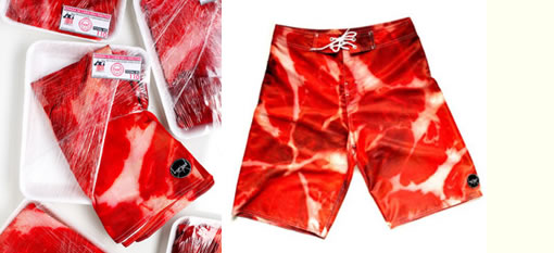 Packaging Spotlight: Bermuda shorts with meat print photo