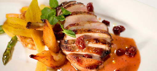 Bacon Wrapped Pork Loin with Cherries photo