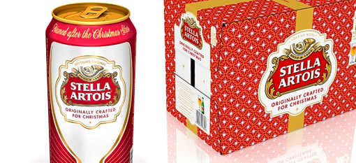 Stella Artois Limited Edition Holiday Packaging photo