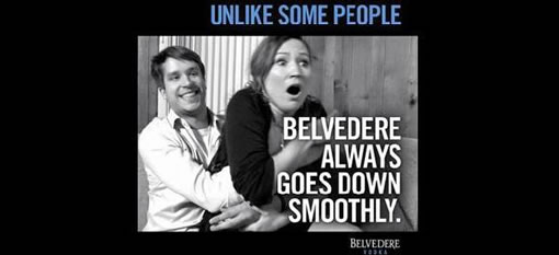 Belvedere Uses Rape to Sell Vodka photo