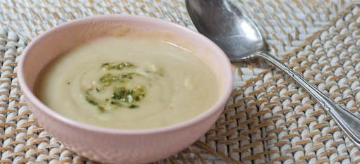 Roasted Garlic and Shallot Potato Soup photo