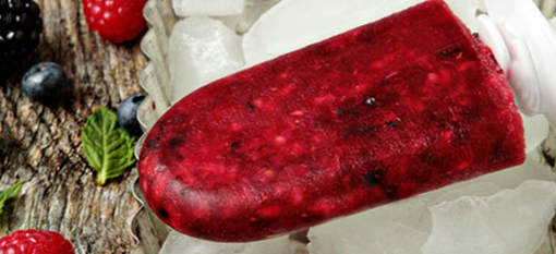 Pinot Noir Infused Blackberry Ice Pops photo