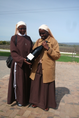 Nuns From Uganda Making Wine on Weltevrede photo