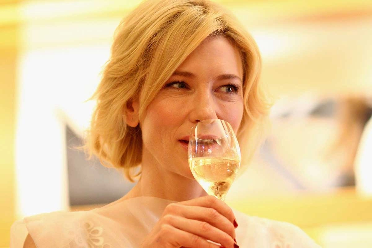 Cate Blanchett drank a lot of wine for Blue Jasmine photo