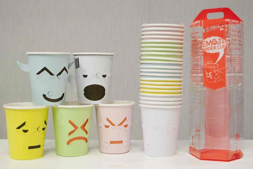 Tear-Off Party Cups Reveal Customizable Emoticons photo