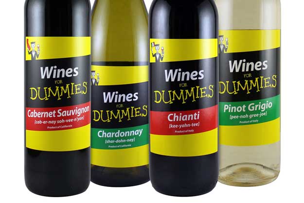 Wines For Dummies. photo
