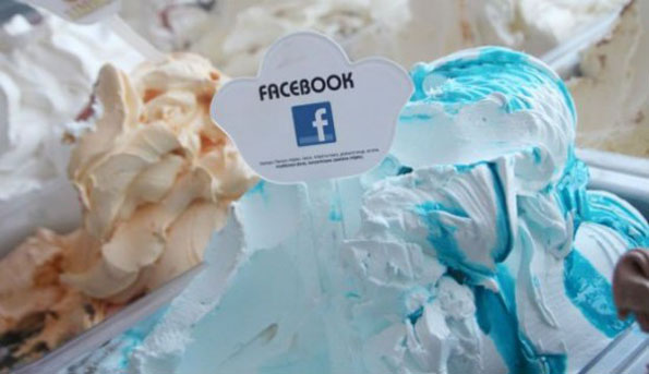 Facebook-Flavored Ice Cream photo
