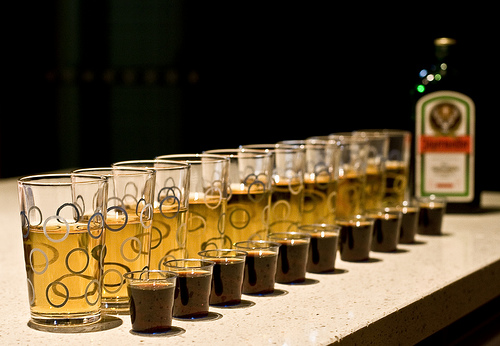 Students set record after drinking 5,000 Jägerbombs in one night photo