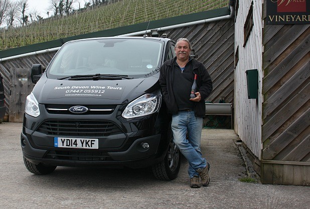 Devon wine tours launch saying: We`ll drive you to drink photo