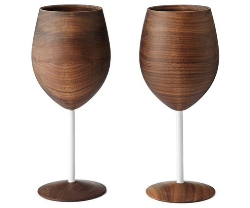 Sleek Wooden Glassware photo