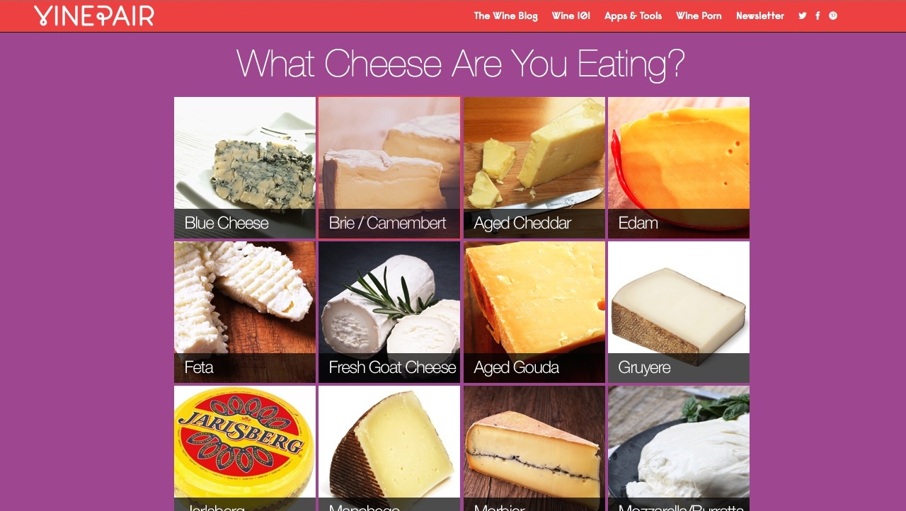 Finally, A Webapp That Pairs The Perfect Cheese With Your Wine photo