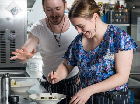 Hey, good cooking: what happened when top chef Ollie Dabbous let Rosamund Urwin loose in his kitchen photo