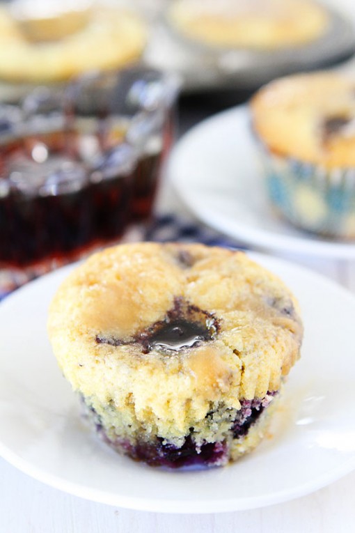 Decadent Blueberry Pancake Cupcakes photo