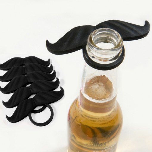 BeerMo bottle mustaches photo