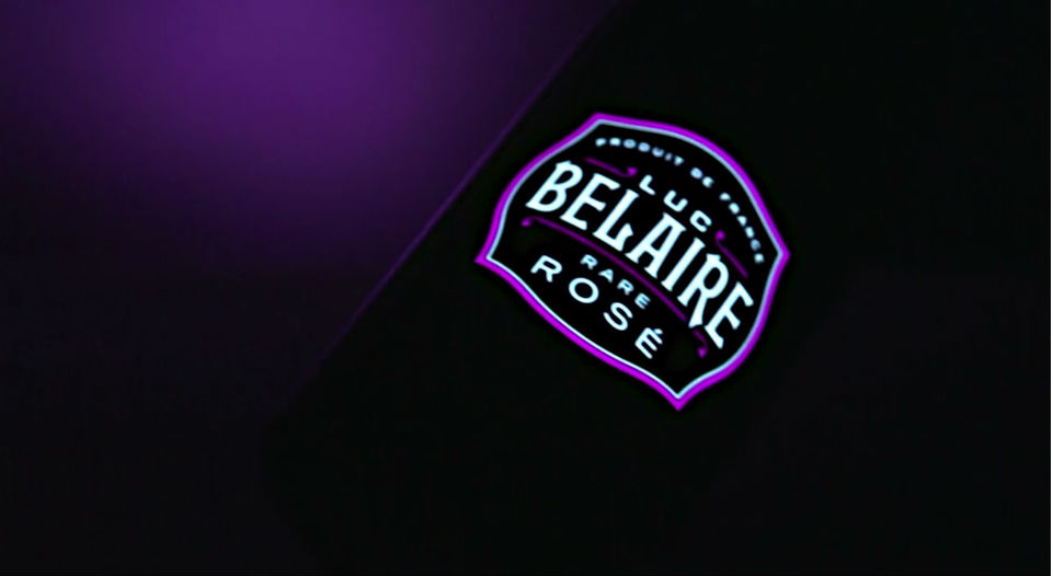 Glow-In-The-Dark Wine Label with Power Button photo