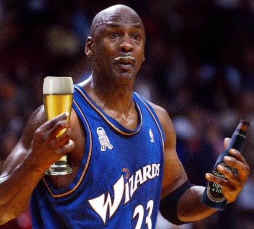 Did Michael Jordan really pound a 6 pack of beer after every single game? photo