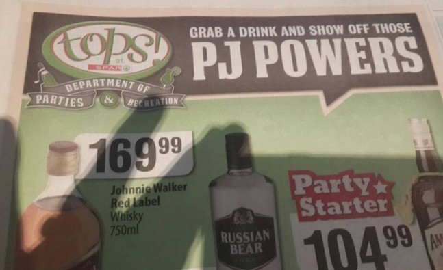SPAR`s PJ Powers ad ruled unlawful by ASA photo