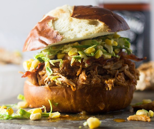 Slow Cooker Bourbon BBQ Pulled Chicken photo