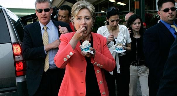 Hillary Clinton Welcomes Wine-Flavored Ice Cream in Her Honor photo