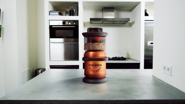 The MiniBrew works like an auto coffeemaker for beer photo