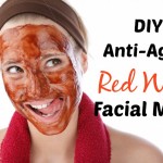 How to make a red wine face mask photo