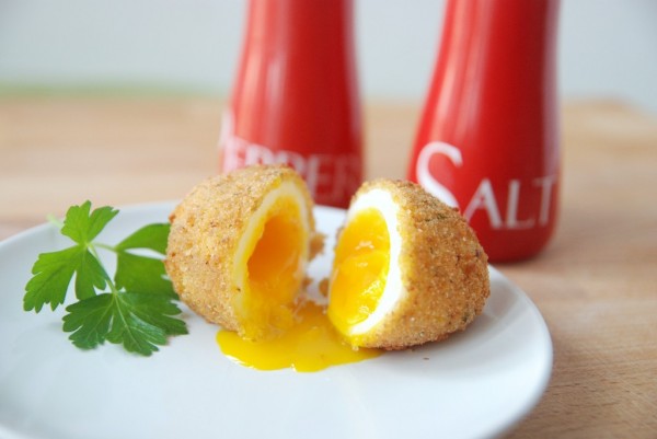 How to make deep-fried soft boiled eggs photo
