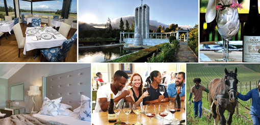 Serving wine tourism as a slice of SA travel photo