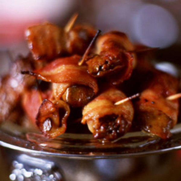 Chicken Livers wrapped in Bacon photo
