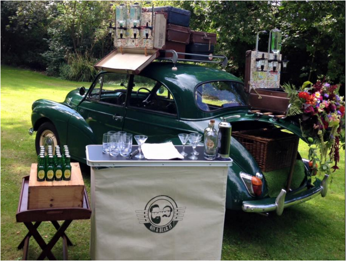 Brighton duo turn classic car into a gin bar photo