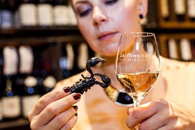 The world’s first guide to matching INSECTS and wine photo