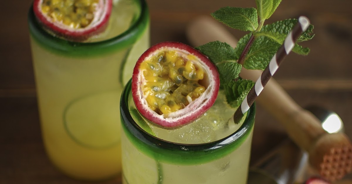 Mint and Passion Fruit Rum Punch photo