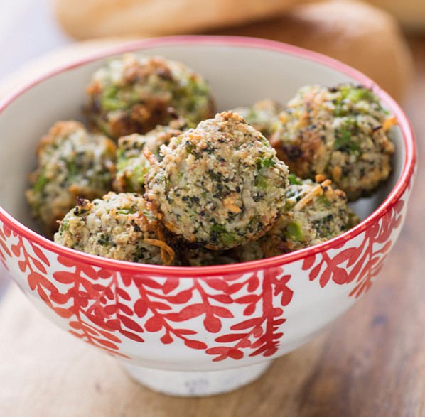 Broccoli Parmesan Meatballs photo