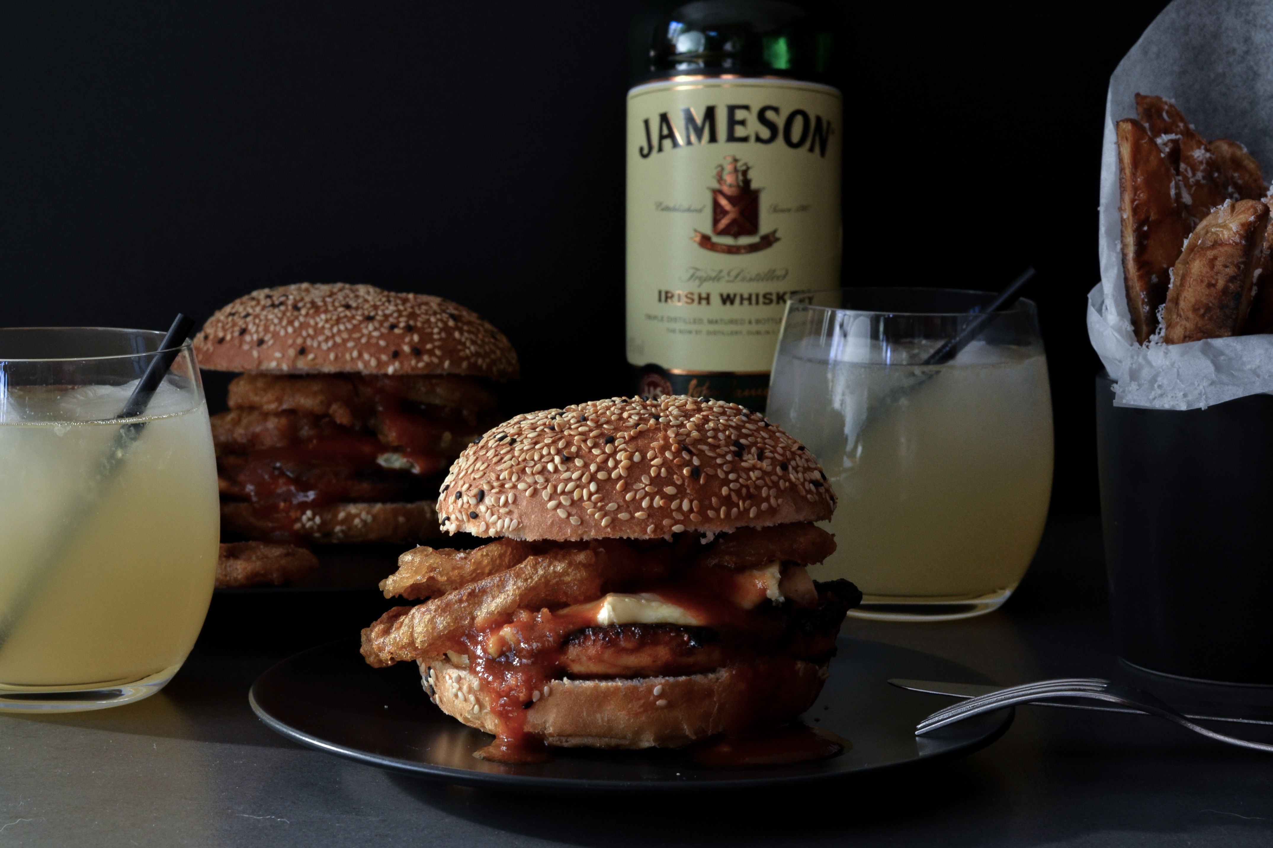 Jameson Whiskey Barbecue Burger photo